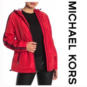Michael Kors Sleeve Tape Logo Jacket